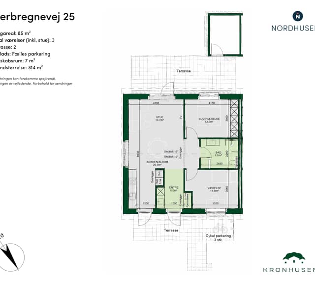 townhouse Moderne rækkehus med 3 værelser i Odense NV