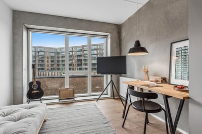 Charming 28 m² studio apartment in an active cohousing community - Gammelhavn, Vejle - 2