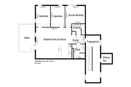 Visual presentation of the listing