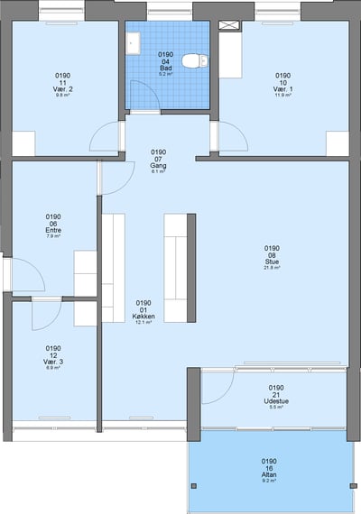 Nice apartment of 104 m2 - Rasmus Rask Vej, Brønderslev - 3