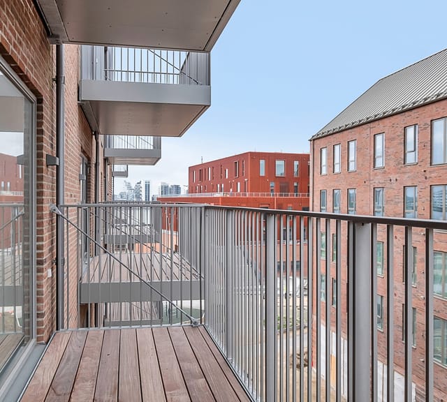 apartment Moderne 4-værelses lejlighed med altan og fjordudsigt