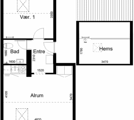 apartment Ungdomsbolig i Aabenraa