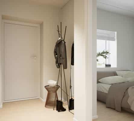 apartment PENTHOUSE: Flot lys 2værelses med altan og privat tagterrasse