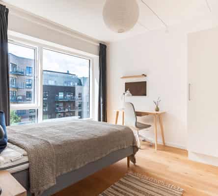 room Lyse værelse i moderne 3-værelses på Teglholmen