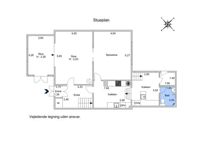 Visual presentation of the listing
