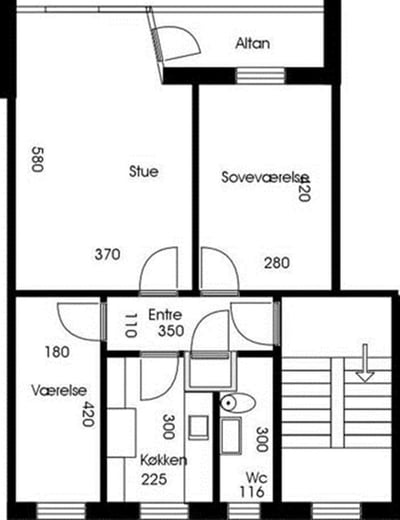 Renovated apartment with a new bathroom - Lindegårdsvej, Frederikshavn - 1