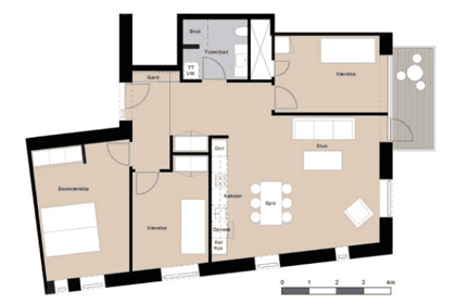 Visual presentation of the listing