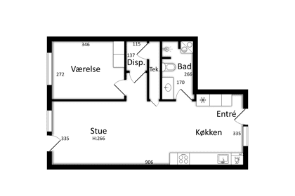 Visual presentation of the listing