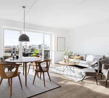 apartment Lys 3-værelses lejlighed i naturskønt område - husdyr tilladt