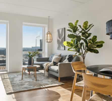 apartment Familievenlig lejebolig i grønt gårdrum