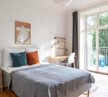 room Renoveret værelse i stor Frederiksberg-lejlighed
