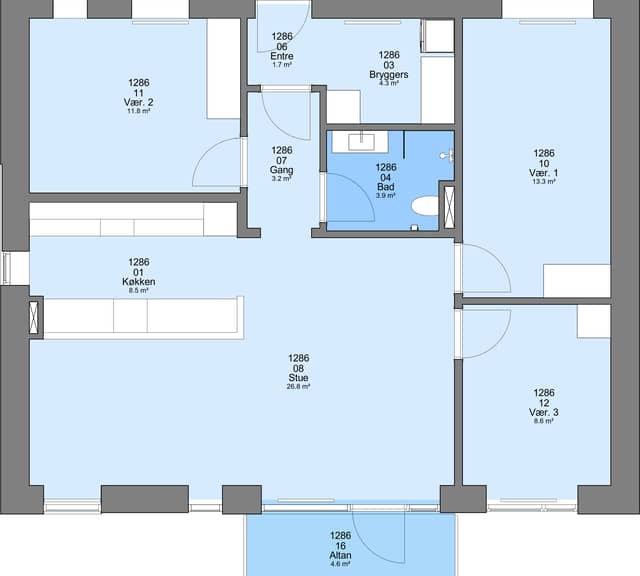 apartment Modern Low-Energy Homes Near Nature and the Fjord