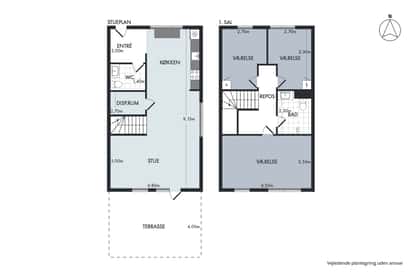Visual presentation of the listing