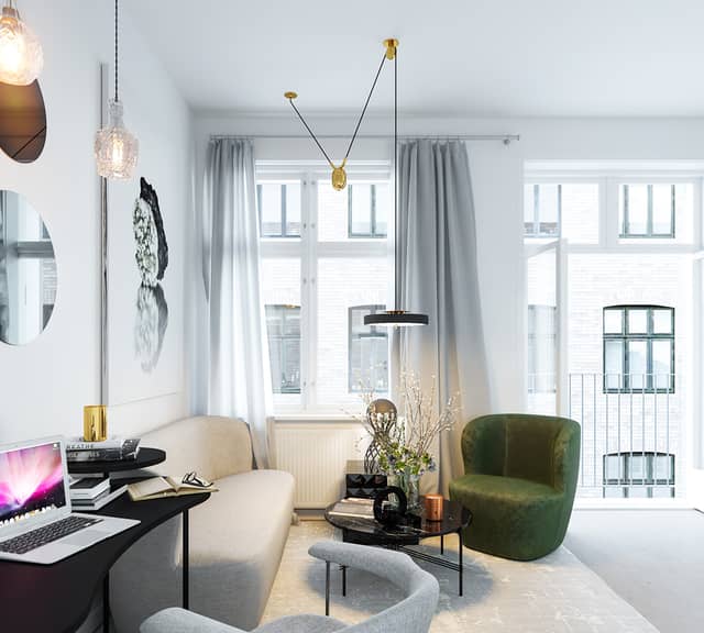 apartment Indbydende lejlighed i kollegie