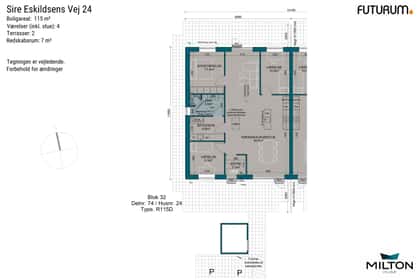 Visual presentation of the listing