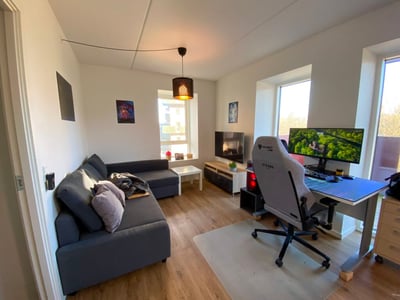 Bright 2-room apartment with a large balcony and park view - Egeparken, Aalborg - 2