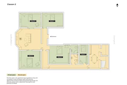 Visual presentation of the listing