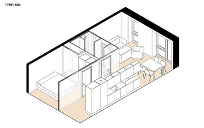 Lækker 2-værelses i Gartnerbyen – 61 m², lavt forbrug - Gartnerbyen, Odense V - 2