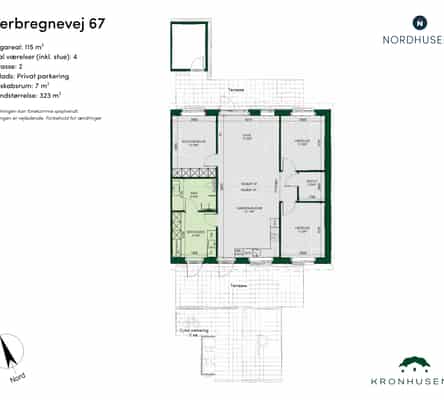 townhouse Moderne rækkehus med 4 værelser i Odense NV