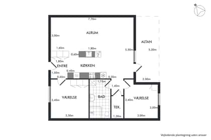 Visual presentation of the listing