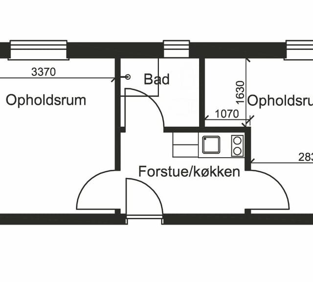 room Prisvenlig ungdomsbolig