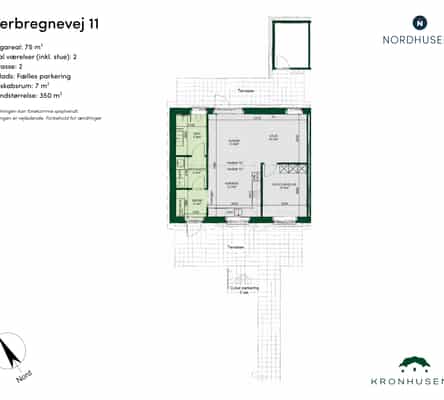 townhouse Charming 2-bedroom townhouse in Odense NW