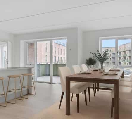 apartment Lys 2-værelses lejlighed på 77 m² i Randers
