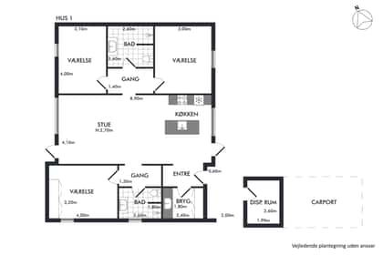 Visual presentation of the listing