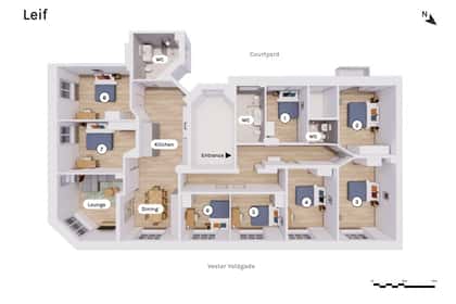 Visual presentation of the listing