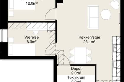 Visual presentation of the listing