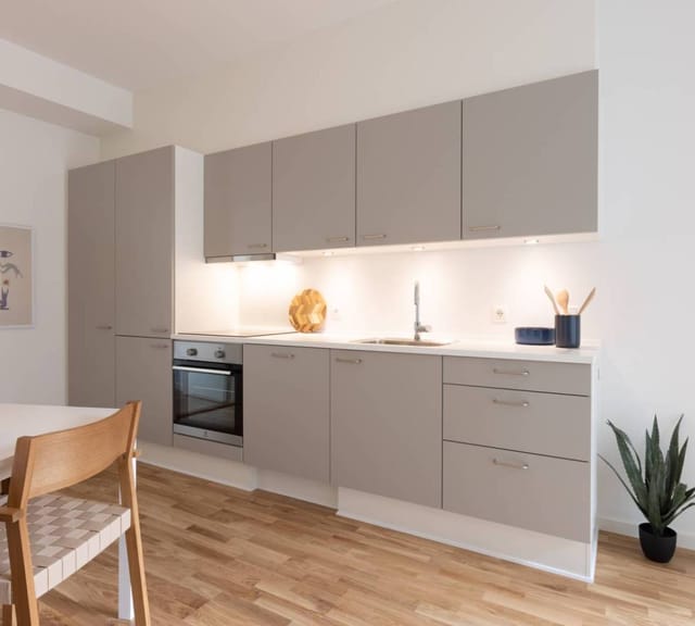 apartment Møbleret 3-værelses lejlighed med altaner og tagterrasser