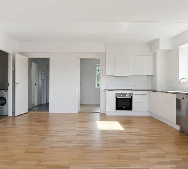 apartment Moderne boliger i Tækkerhusene, Hillerød: Elevator og privat altan. Perfekt beliggenhed ved både natur og by liv