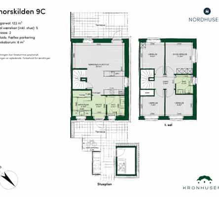 townhouse Rækkehus 5 vær. på 122 m² i Ringsted
