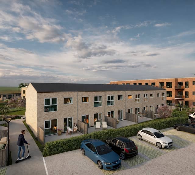 townhouse Indbydende nybygget rækkehus i Overlund – moderne komfort og masser af lys