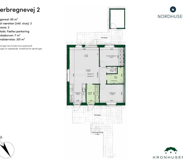 townhouse Moderne rækkehus med privat have i Korup, Odense NV