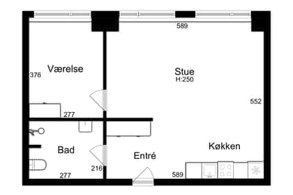 Visual presentation of the listing