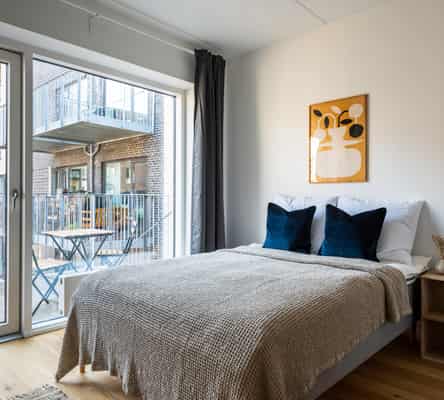 room Møbleret værelse i 3-værelses lejlighed på Teglholmen