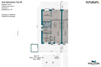 Visual presentation of the listing