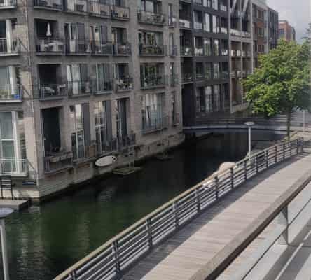 apartment Lovely 3-room, 80 m² in Sluseholmen with a view of water canals reminiscent of Venice.