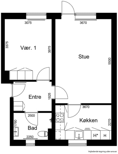 Lys 2-værelses lejlighed på 70 m² i Aalestrup - Engdiget, Aalestrup - 4