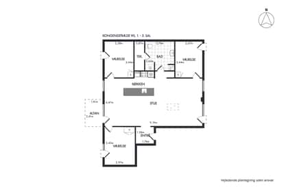 Visual presentation of the listing