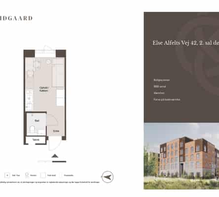apartment Smart 1-room apartment near metro and green areas