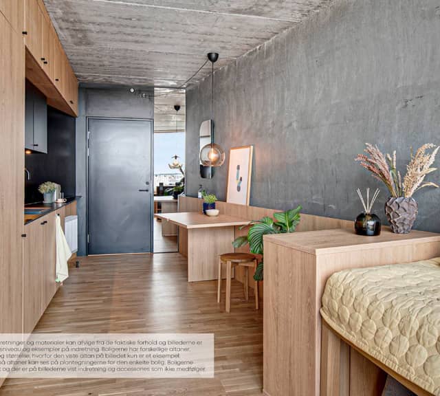 apartment FLEKSIBLE LEJLIGHEDER MED NORDISK DESIGNKØKKEN
