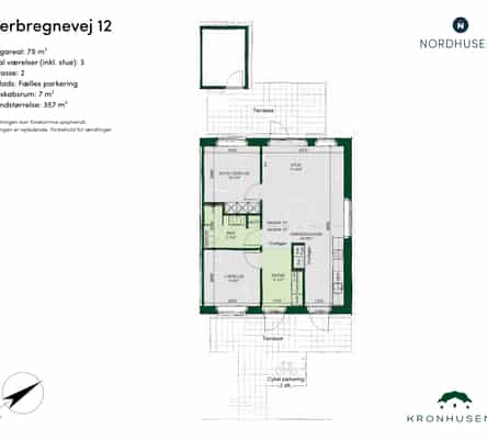 townhouse Modern townhouse with private garden in Odense NW