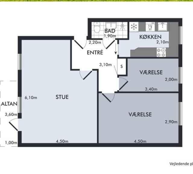 apartment Lejlighed til leje ledig fra 01.01.2026