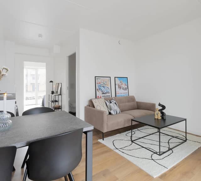 apartment Lys lejlighed med egen altan