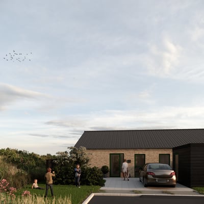 Architect-designed terraced house of 90 m² in Løkken - Rødtjørnvej, Løkken - 2