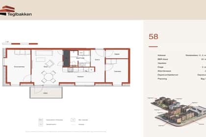 Visual presentation of the listing