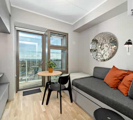 apartment Møbleret 29 m² lejlighed i Aarhus N med altan