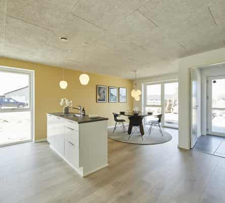 townhouse Modern 3-room terraced house in green Haslev